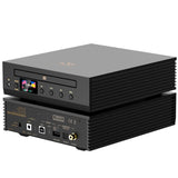 Shanling CR60 CD transport and ripper, black, front and rear
