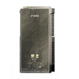 FiiO M27 desktop music player, titanium, back