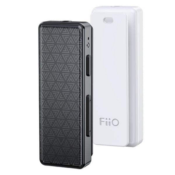 FiiO BTR11 Bluetooth headphone amp, black and white