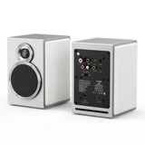 FiiO SA1 desktop active speakers, white pair