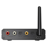 FiiO BR13 Bluetooth receiver, rear panel with inputs and outputs