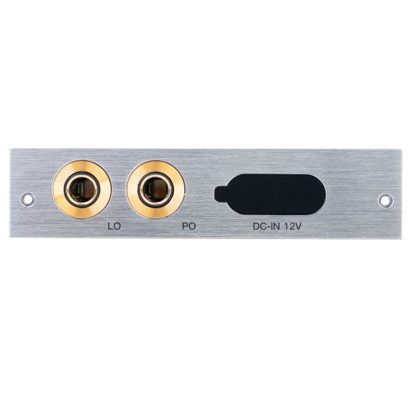 iBasso AMP17 amplifier card, titanium, output panel