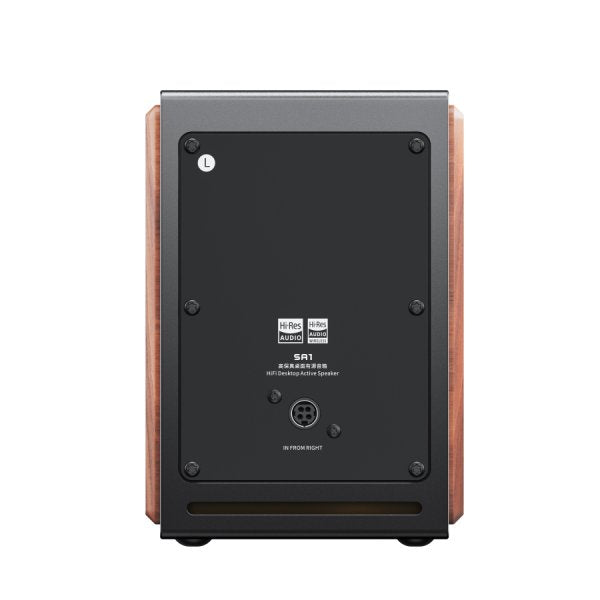 FiiO SA1 desktop active speakers, black, back