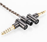DUNU Falcon Ultra in-ear monitors, cable with swappable plugs