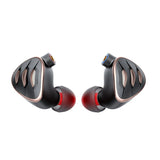 FiiO FH5s in-ear monitors, black, shells with ear tips