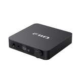 FiiO K11 desktop DAC and headphone amp, black, angled