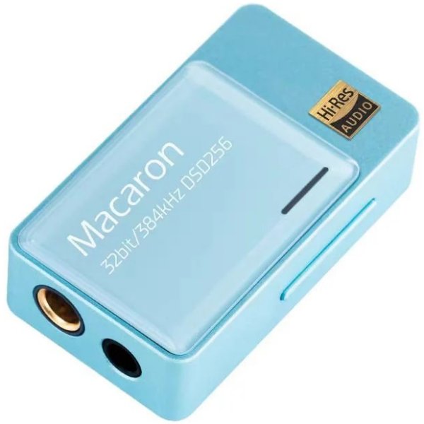 iBasso JR Macaron USB DAC and headphone amp, blue