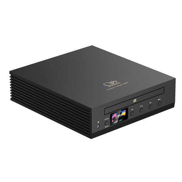 Shanling CR60 CD transport and ripper, black, angled