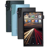 iBasso DX180 music player, black, blue and green