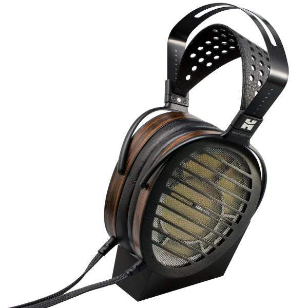 HiFiMAN Shangri-La Sr electrostatic system, headphones, angled