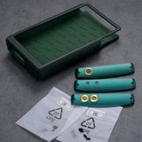iBasso DX240 leather case and faceplate bundle, case with faceplates, alternate view