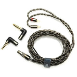 DUNU SA6 MK2 in-ear monitors, cable with swappable plugs