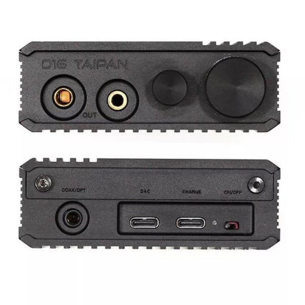 iBasso D16 Taipan portable DAC, front and rear panels