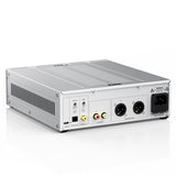 FiiO WARMER R2R tube DAC, silver, rear panel