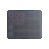 FiiO HS19 ear tips and carry case, closed case