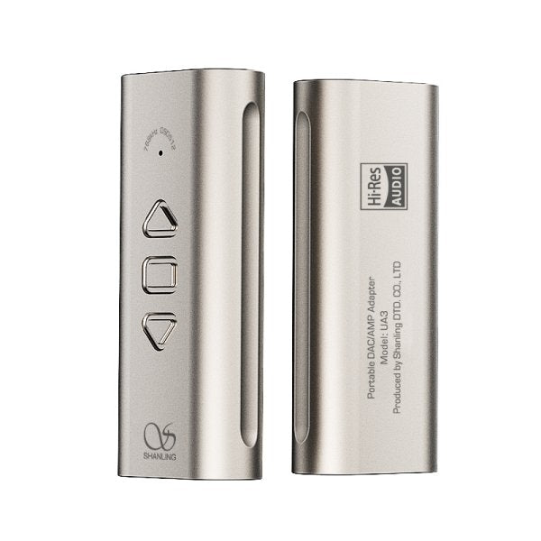 Shanling UA3 USB DAC and headphone amp, titanium, side