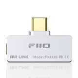 FiiO AIR LINK USB-C Bluetooth transmitter, silver, back