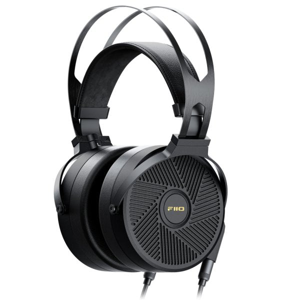 FiiO FT5 open-back planar headphones, angled