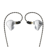 DUNU EST 112 hybrid in-ear monitors, with cable
