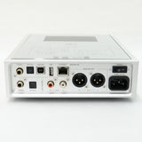 Shanling EM5 desktop streamer, DAC and amp, silver, rear panel