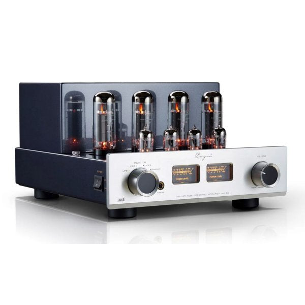 Cayin Jazz 80 Bluetooth valve amplifier, silver, front