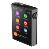 Shanling M1 Plus music player, black, angled front