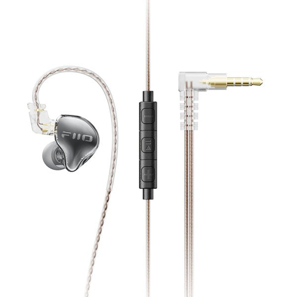 FiiO JD10 in-ear earphones, black, 3.5 mm version with mic