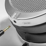 HiFiMAN Deva Pro planar headphones, close-up of the Bluetooth attachment on the ear cup