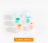 DUNU KIMA Classic in-ear monitors, Candy ear tips