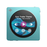 FiiO Snowsky Disc music player, blue, round touchscreen