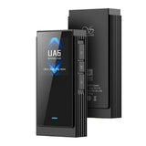 Shanling UA6 USB dongle DAC, black, angled