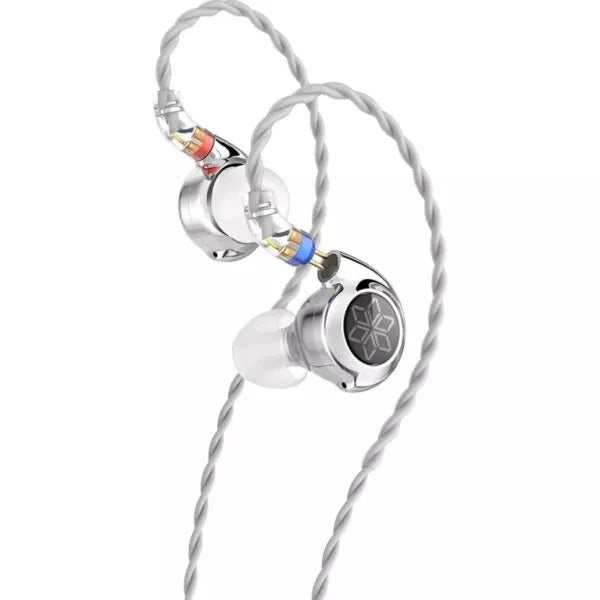 FiiO FD11 USB-C in-ear monitors, angled