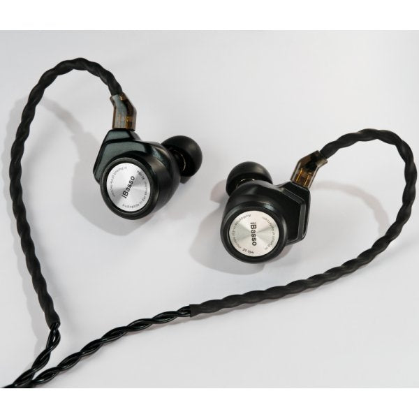 iBasso 3T-154 in-ear monitors, black, with cable