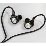 iBasso 3T-154 in-ear monitors, black, with cable