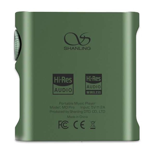 Shanling M0 Pro music player, green, back