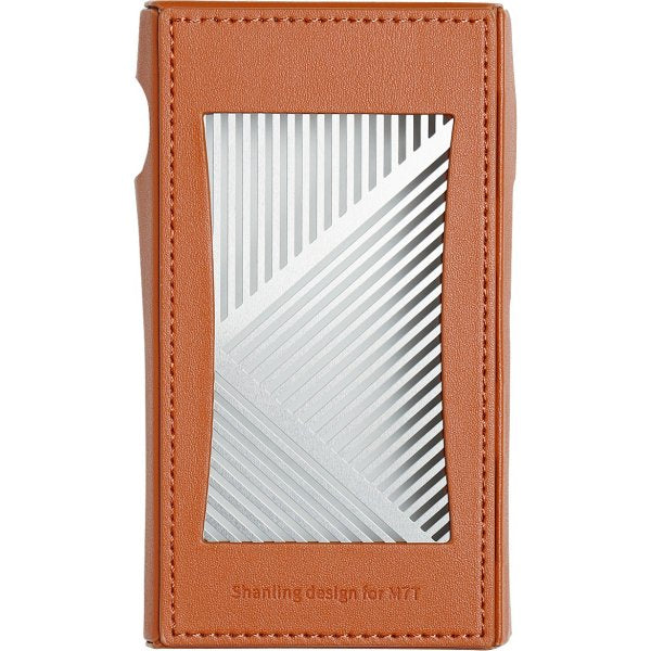 Shanling M7T leather case, brown, back