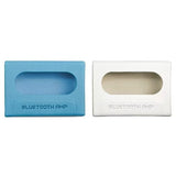 Snowsky Retro Nano leather case, blue and white