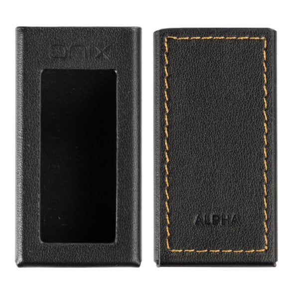 Shanling Onix XI1 leather case, front and back