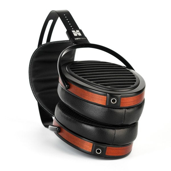 HiFiMAN Arya Organic planar headphones, lying flat