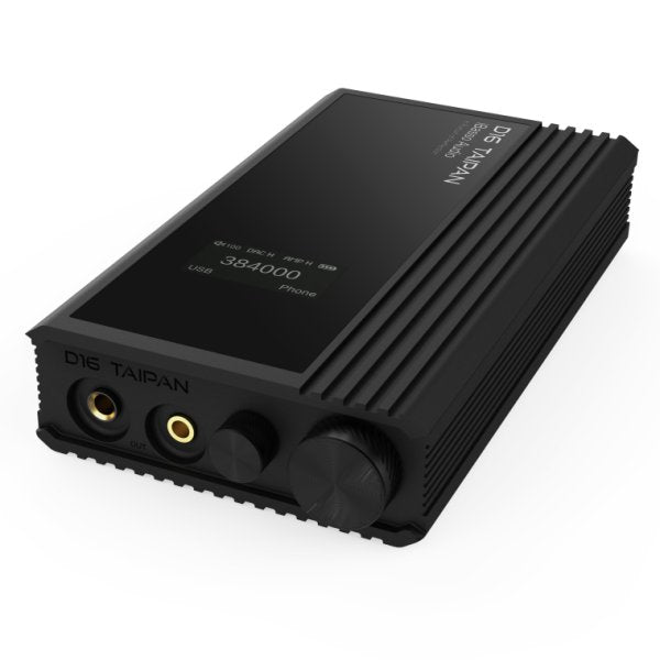 iBasso D16 Taipan portable DAC, angled from above