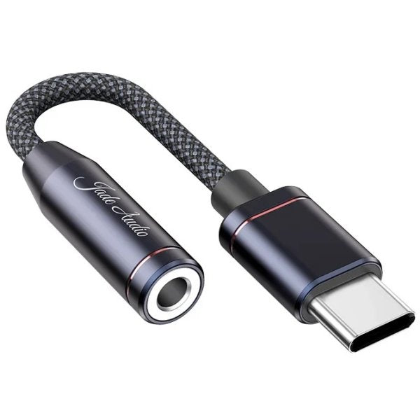 FiiO Jade Audio JA11 USB-C dongle DAC, black, angled