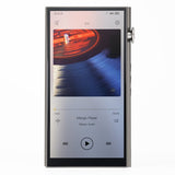iBasso DX270 R2R Ultra music player, front with music screen