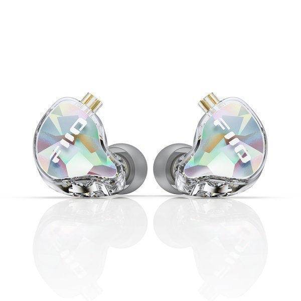 FiiO JD10 in-ear earphones, transparent, shells