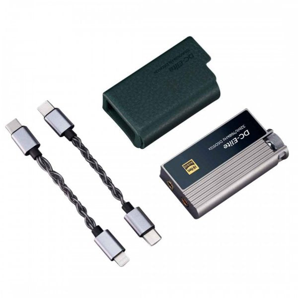 iBasso DC Elite USB DAC, with leather case and cables