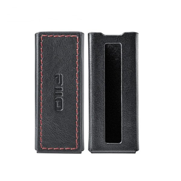 FiiO KA5 leather case, black, front and back