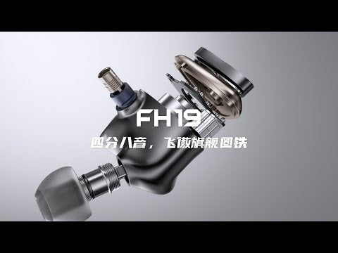 FiiO FH19 Flagship Hybrid IEMs with 2 Dynamic and 6 BA Drivers: official FiiO video