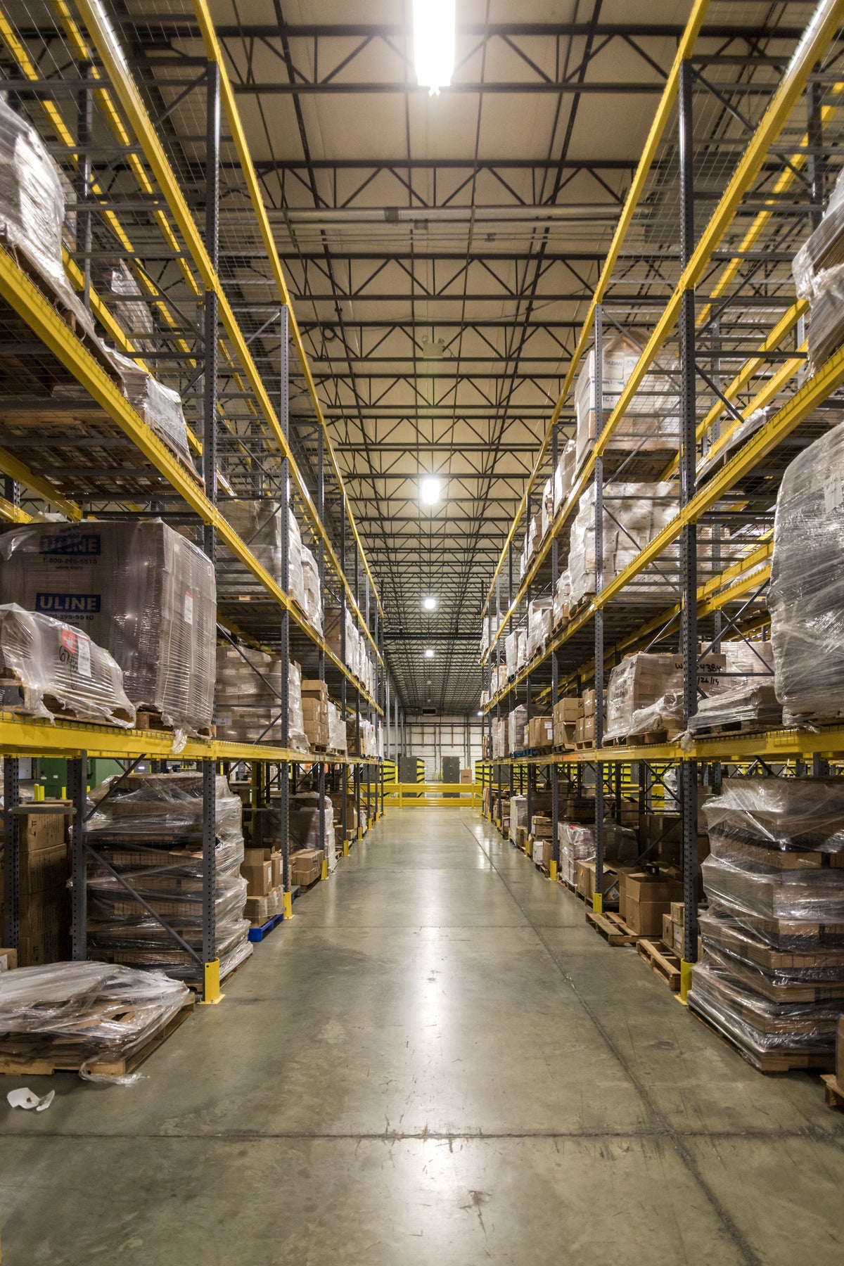 Warehouse shelving and storage