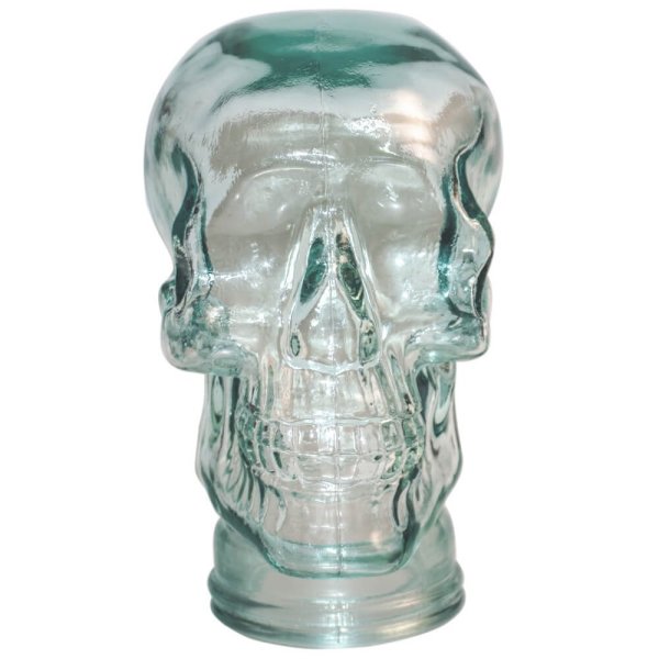 AMP3 Luxury Glass Skull Headphones Stand