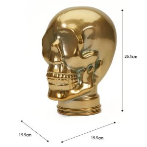 AMP3 Luxury Glass Skull Headphones Stand