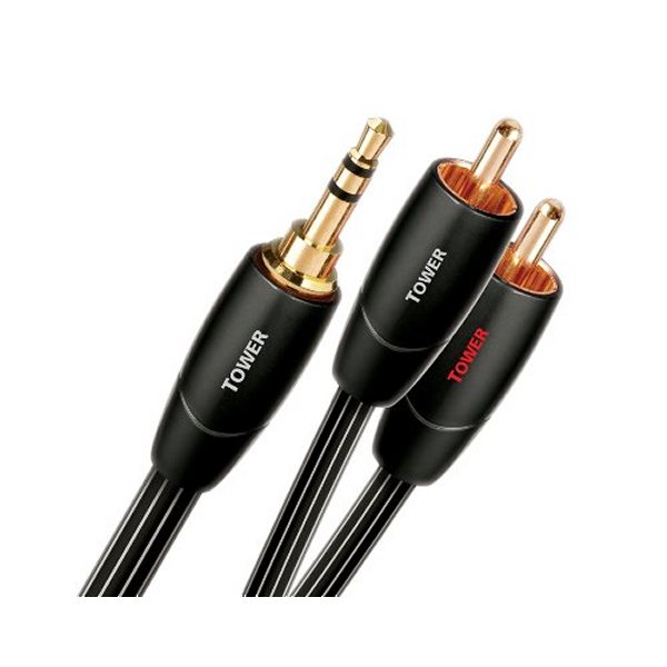 Image of AudioQuest Tower 3.5mm to RCA 1m Cable